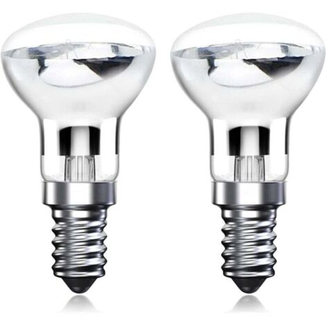 30W R39 E14 Ampoule Lampe Lave Ampoules Réflecteur SES Petite Vis Edison Ampoule Chauffante pour Lampe Lave, Blanc Chaud 2700K (2-Pack)