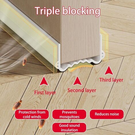 Joint De Porte Caoutchouc Contre 10M, Bruit Et La Poussière Joint