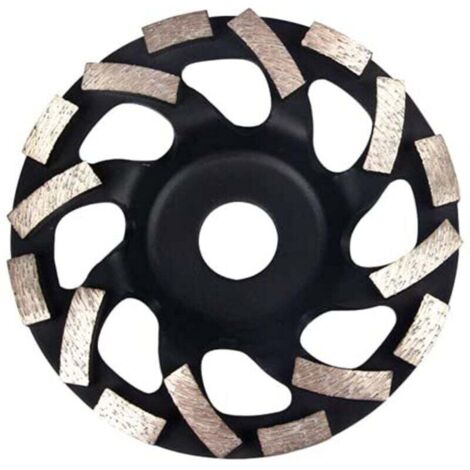 Disque Diamant 125, Disque Poncage Beton, Meulage pour le Béton, Disque abrasif diamanté Extra Speed Béton 125mm Disque Abrasif Diamanté pour Béton, Maçonnerie, Granit, Meule Diamantée pour Meuleuse