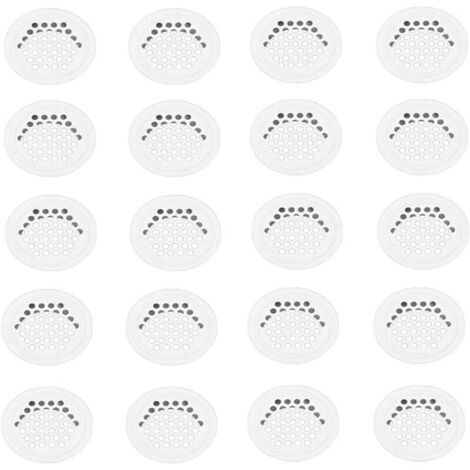 Grille Aerartion 20 Pièces Grille Ventilation 35mm Grille Aeration Grille de Ventilation Grille D'aération Trou Inox Blanc Ronde Grille Ventilation pour Cuisine Armoire Meubles-RAPANDA (1/4)
