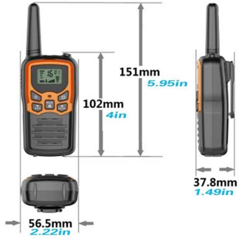 Talkie Walkies Longue Portée Talky Walky pour Adulte & Enfants, Écran Talkie Walkies Longue Portée Talky Walky pour Adulte & Enfants, Écran