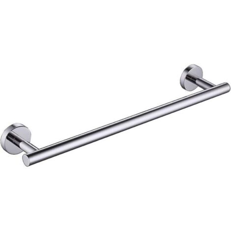 Porte-Serviettes Murale 45CM Porte Serviette Salle de Bain Acier Inoxydable SUS304 Accroche Serviette Acier Brossé (1/4)