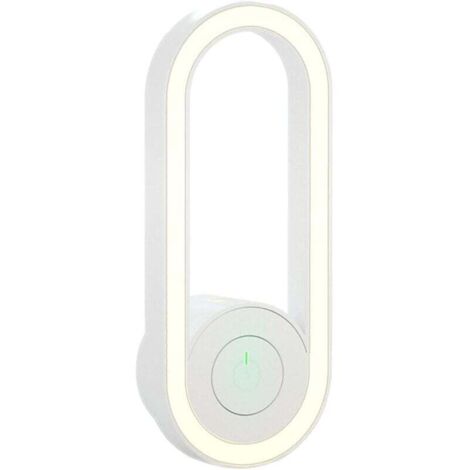 Répulsif anti-moustiques électrique, anti-parasites pour la maison et la chambre à coucher, dernière conversion de fréquence, ultrasons avec veilleuse LED, veilleuse anti-moustiques-Blanc (1/4)