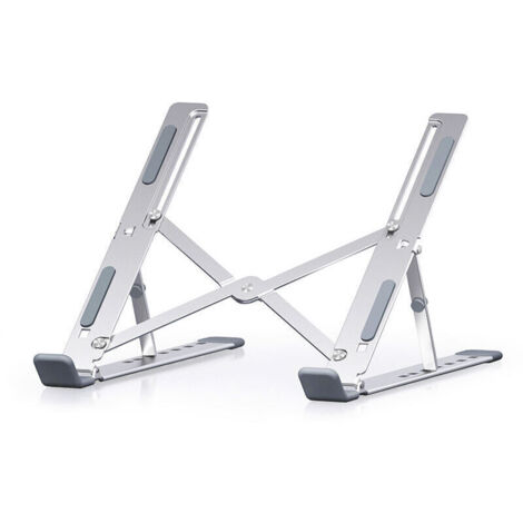 Support Ordinateur Portable et Tablette + Structure en Aluminium Légère et Résistante (1/4)