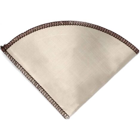 Versez sur le filtre à café en acier inoxydable sans papier goutte à goutte cône filtre à café cafetière 1-2 tasses pour tasses, mugs, carafes, porte-filtres (1-4 tasses)