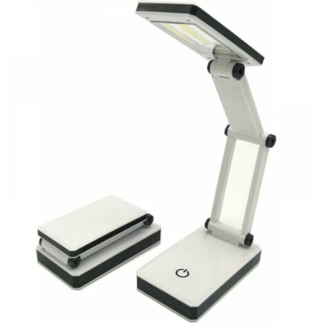 Mobile COB Lampe LED Lampe de bureau pliable 3 niveaux de luminosité