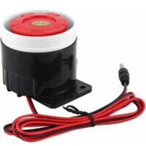 DC Piezo Électronique Buzzer Alarme Sirène Sécurité Corne 12V DC Électronique Buzzer Alarme Sirène Sécurité Sirène 120 DB Sirène (1/4)
