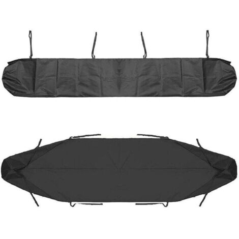 1PC noir （200CM）Sac de Protection pour Store Banne, 4m Housse de Protection Anti-poussière pour auvent de terrasse Housse de Rangement pour auvent de terrasse, Protection imperméable en Hiver