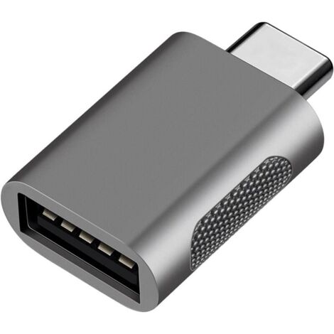 Adaptateur USB 3.1 vers USB C, transfert à grande vitesse, USB C mâle vers USB fem, adaptateur Thunderbolt 3 Type C vers USB, support OTG, pour MacBook Air/Pro/iPad Pro