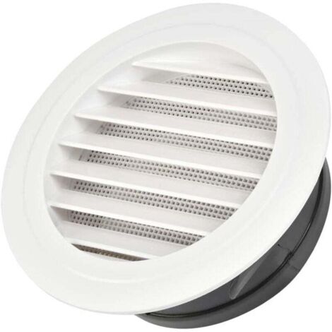 Grille d'aération blanche, 20206,6 cm, 1 pièce avec maille intégrée, convient aux cuisines et salles de bains. (1/4)
