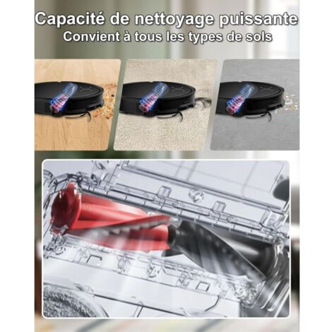 25 Pièces Kit Rechange Aspirateur Robot Roborock Qrevo Master & Slim - Brosse, Sacs, Filtres