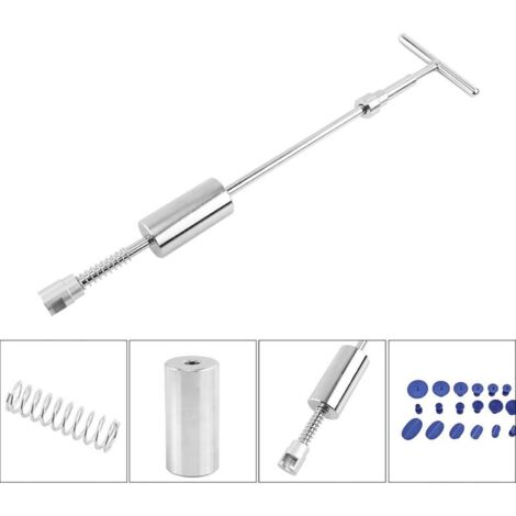 Kit D'outils De Réparation De Carrosserie, Extracteur De Bosses De Voiture Avec Extracteur De Bosses à Double Pôle, Languettes D'extraction De Colle
