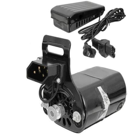 Pédale de machine à coudre, Moteur de machine à coudre, pédale univers de machine à coudre vintage, pièces de rechange de moteur à coudre 180w avec pédale, faible bruit et performance stable