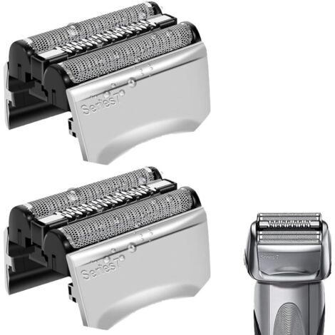 Têtes de rasoir de rechange Series 5 53B compatibles avec Braun Rasoir Series 5/6 5020cs 5018s 5035s 5049cs 5050cs 6020s 6040cs (2PCS 53B) (1/4)