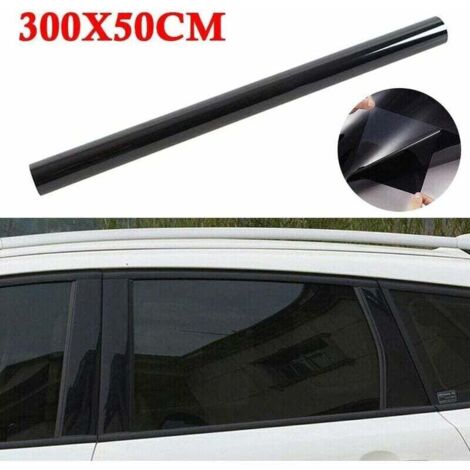 Film Teinté Pour Vitres De Voiture - Dimensions 3m X 0.5m, Matériau PET - Protection UV, Confidentialité, Anti-éblouissement