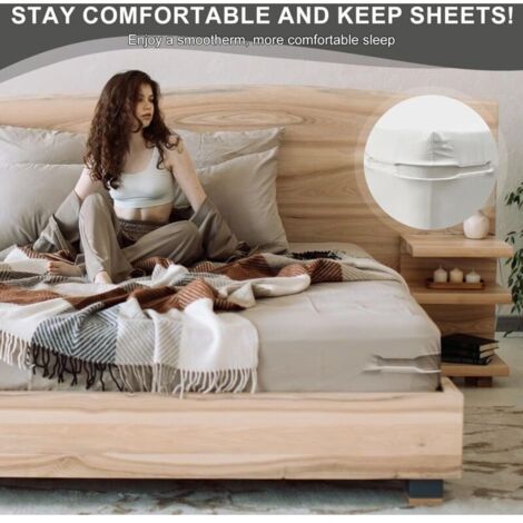 Sangles De Maintien Pour Drap De Lit - Lot De 12 - Élastiques Réglables Avec Clips - Pour Matelas, Couvre-lit, Rideaux