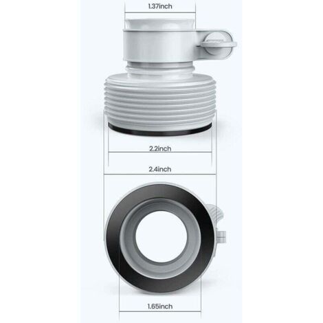 Intex - 29061 -Lot de 2 adaptateurs 32-38mm (1/4)
