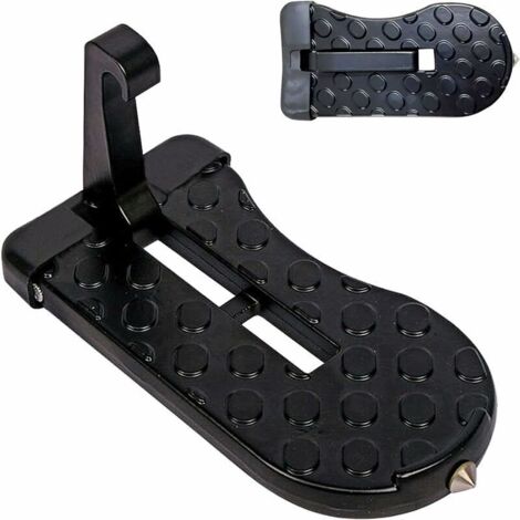 Marche Pied Camping Car,Repose Pied Voiture, Pédale Porte Voiture Pliable,Marchepieds de Porte Universels pour Véhicules avec Verrous de Porte en U SUV, Jeep, RV