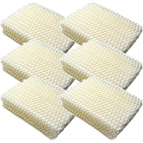 Filtre à mèche pour humidificateur compatible avec les humidificateurs ReliOn WF813 RCM-832 RCM832 RCM-832N DH-832 Duracraft DH-830 Robitussin DH832 Honeywell HC832 - 6 pièces (1/4)
