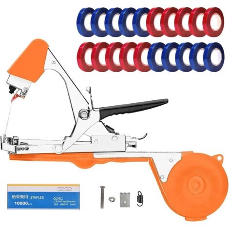 Machine À Attacher Les Plantes Outil de Liage pour Tomates Traube, Compris Les Bandes, Les agrafes et Les Lames de Rechange (1/4)