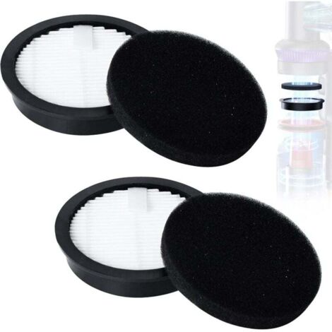 Filtre Hepa de rechange pour aspirateur sans fil Laresar Elite 3, 2 filtres, 2 éponges, durable et lavable (1/4)