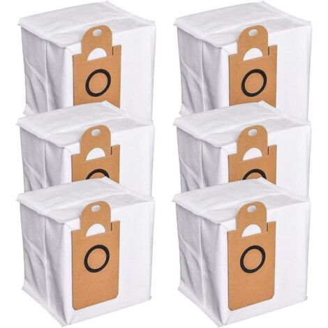 Poweka Confezione Da 6 Sacchetti Raccolta Polvere Per Aspirapolvere Robot Proscenic M7 Pro, M7 Max, M8 PRO, Neabot NoMo N1/N1 Plus/N2. A Prova Di Perdite, Grande Capacità, Sostituzione Mensile.