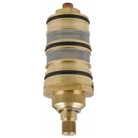 Valve de contrôle de la température, Sucute Robinet thermostatique de douche en laiton avec cartouche et poignée pour mitigeur de douche (1/4)