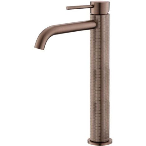 Robinet de lavabo de salle de bain en or rose (1/4)