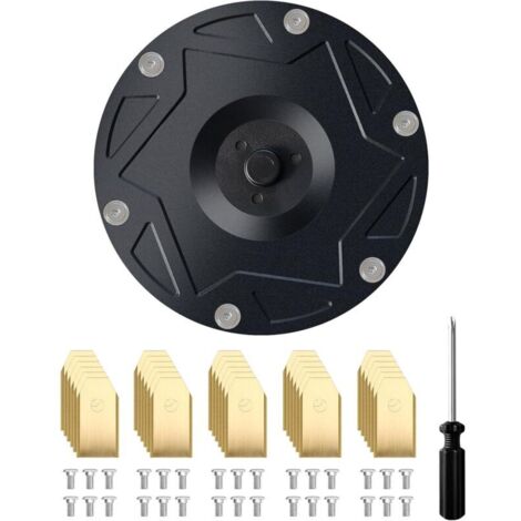 6 lames de tondeuse robot + 30 lames, Compatible avec Segway Navimow H500E, H800E, H1500E, H3000E Disque à lames de tondeuse robot rotatif