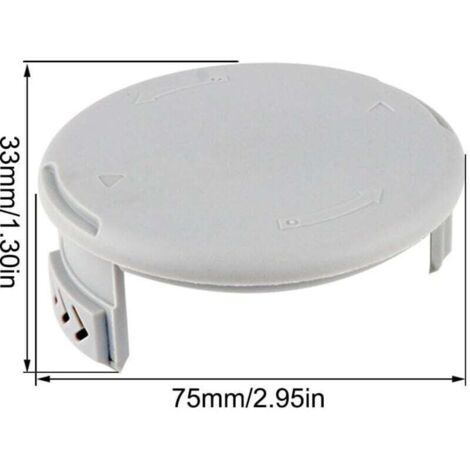 Lot de 2 capuchons de bobine de rechange pour débroussailleuse Ryobi One+ AC14RL3A et Ryobi AC14HCA One+