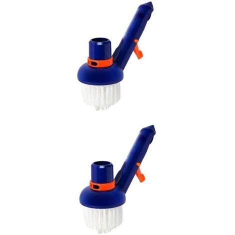 Petite tête d'aspiration de piscine avec brosse d'aspiration , accessoires de machine d'aspiration des eaux usées , nettoyage de l'eau domestique , accessoires de piscine extérieure (1/4)