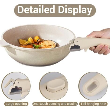 Poignée De Couvercle De Casserole Remplacement - Design Pliable, Anti-Brûlure, Compatible Avec La Plupart Des Couvercles En Verre Ou Métal - Lot 1 Pièce