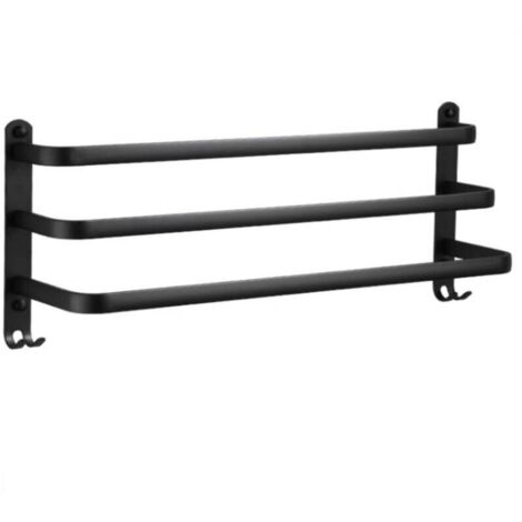 Porte-serviettes Mural Laiton 60 Cm Classique Salle De Bain - Neuf