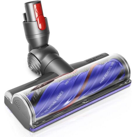 Tête de Brosse pour Dyson V8 V10 V11 V15 Tête Turbo Brosse pour Dyson Pièces Détachées Brosse Turbine Accessoires Electrique Brosse Nettoyage pour Sols Durs et Moquettes (1/4)