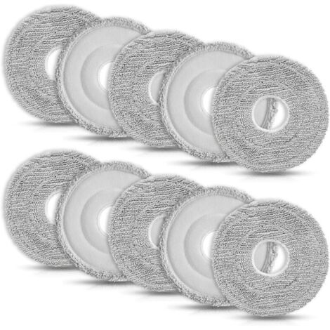 10 Serpillière Accessoires pour Dream X40 Ultra/X50 Ultra/X40 Master/L10s Ultra/L10s Pro Ultra/L10s Pro Gen 2/L20 Ultra/L40 Ultra/D10 Plus, Mova E30 Ultra/P50 Pro Ultra, pour Xiaomi X10+/X20+ (1/4)