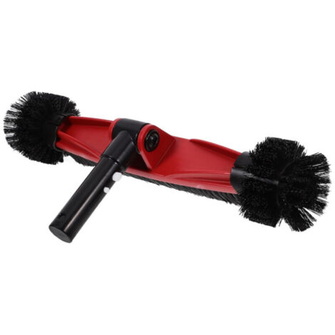 Brosse de nettoyage de piscine avec tête pivotante , brosse portative pour les algues et les coins pour nettoyer facilement les carreaux de piscine , accessoires durables (1/4)