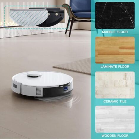 Kit De Recharge Pour ECOVACS DEEBOT N20 - 4 Filtres + 8 Brosses Latérales - Entretien Robot Aspirateur