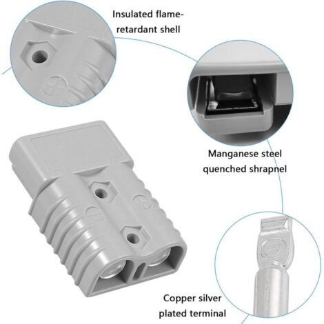Pinces De Batterie Robustes - Serre-Câbles De Démarrage Rouge Et Noir Pour Projets Électriques