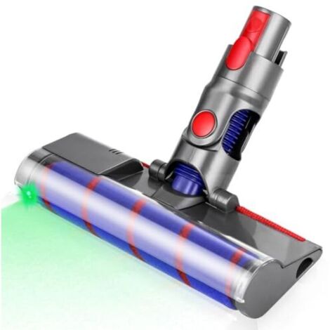 Brosse Compatible avec Aspirateur Dyson V7, V8, V10, V11, V15, Brosse Rotative Motorisée Électrique Turbo avec LED, Accessoire Tête d'aspirateur, pour Sols Durs et Moquettes,brosse dyson v8 (1/4)