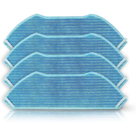 Lot de 4 Serpillière pour Lefant M1 / M2 / M2 Pro / M2S / M2S Pro /M2 Plus/ U180 / OKP K8 Robot Aspirateur. (1/4)