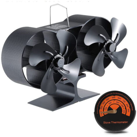 Ventilateur de poêle 8 lames à économie de carburant alimentées par la chaleur - Bureau (1/4)