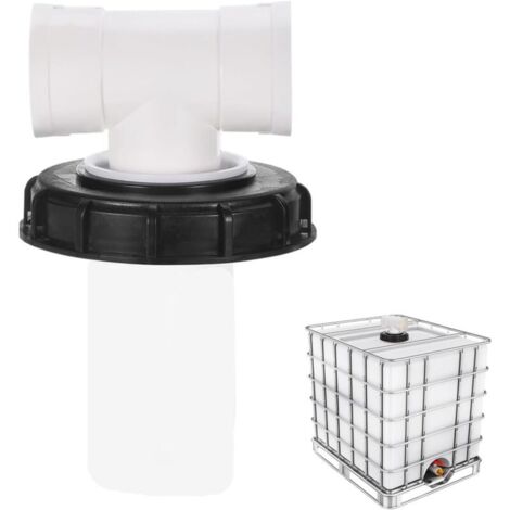T-Forme Couvercle de Réservoir IBC avec Filtre en Nylon Lavable pour Réservoir d'eau de Pluie IBC 1000 litres,Filtre À Couvercle IBC Accessoires de Réservoir IBC,Filtre à Eau de Pluie en Nylon 165 mm