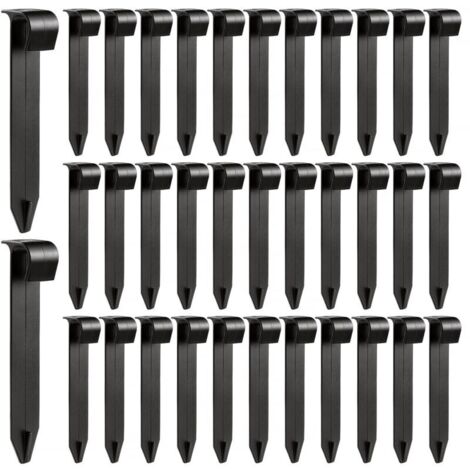 35 Pièces 16mm Piquets de Support de Tuyau D'irrigation, D'irrigation D'égouttement Support, Irriging Drip Support Stakes, pour Tube d'égouttement 16mm, pour Potagers, Jardins, Parterres (1/4)