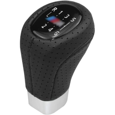 1pc Compatible BMW série (6 vitesses) 1 série 3 série, tête de vitesse de voiture, pommeau de levier de vitesse 6 vitesses pour pièces automobiles de manette de vitesse Handball (1/4)