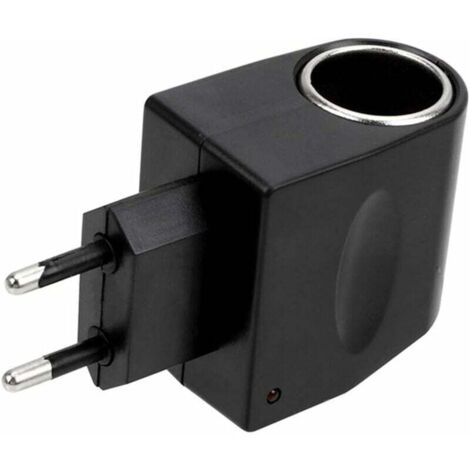 Convertisseur De Puissance De Voiture 220V à 12V,Adaptateur Secteur Allume-Cigare De Voiture Pour Alimentation Onduleur AC à DC Pour Voiture Van Camion éLectrique,RéGlementations EuropéEnnes (1/5)