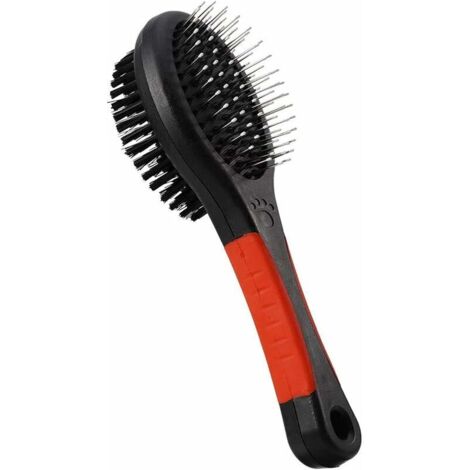 Appareil de Massage pour Animaux de Compagnie, Brosse Professionnelle à Double Face et Brosse à Poils Confortable pour Chiens et Chats Peigne de toilettage nettoie (1/5)