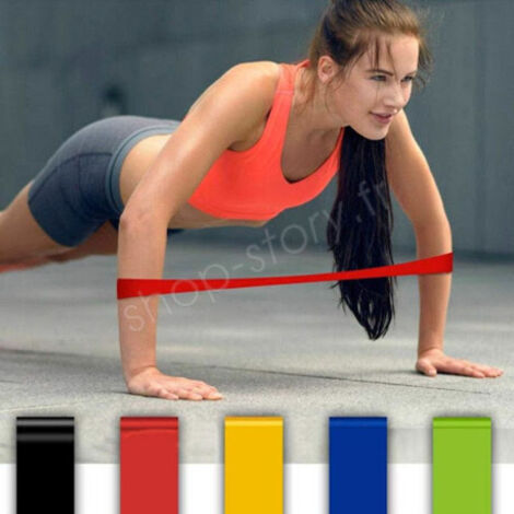 RESISTANCE BANDS : 5 Bandes de Resistance Élastiques pour le Sport