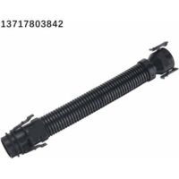 Tuyau de filtre à air d'admission - 13717810772 13717803842 pour E81 E90 E91 E60,B-MW 1 3 4 5 6 7 X1 X3 X4 X5 X6(Noir )