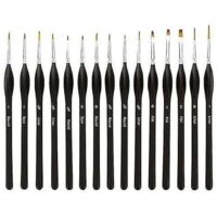 Detail Paint Brushes Set 10pcs Miniature Brushes For Fine Detailing & Art Painting - Acrylic, Watercolor,oil,models, Warhammer 40k.