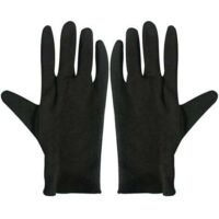 Moisturizing Eczema Cotton Gloves. 12 Pairs Black Cotton Gloves For Dry Hands